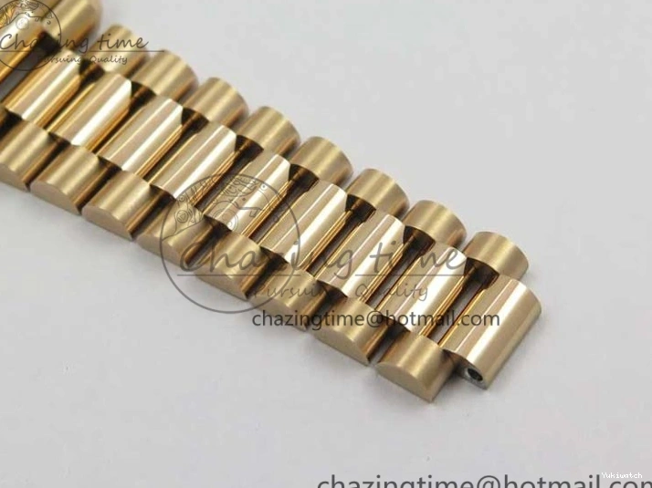 36 Day-Date Dial Edition Maker President RG 128239 Markers on Crystral RG Bp MOP Bracelet Best White 1220